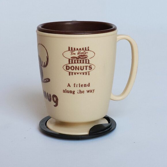 Vintage Tim Hortons Tim Mug Pedestal Base "A friend along the way" - Picture 3 of 11
